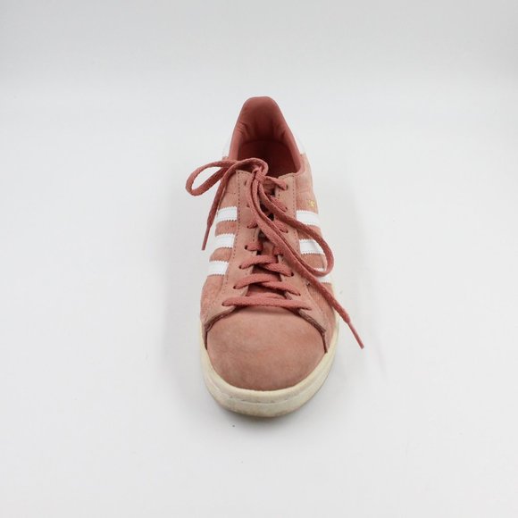 Adidas Women’s Pink and White Stripe Campus Sneakers US 6.5 - Picture 7 of 10